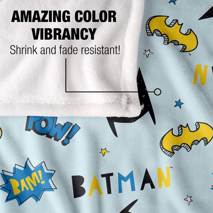 Produktbild Batman Decke Rundum bedruckt (152 x 127 cm)