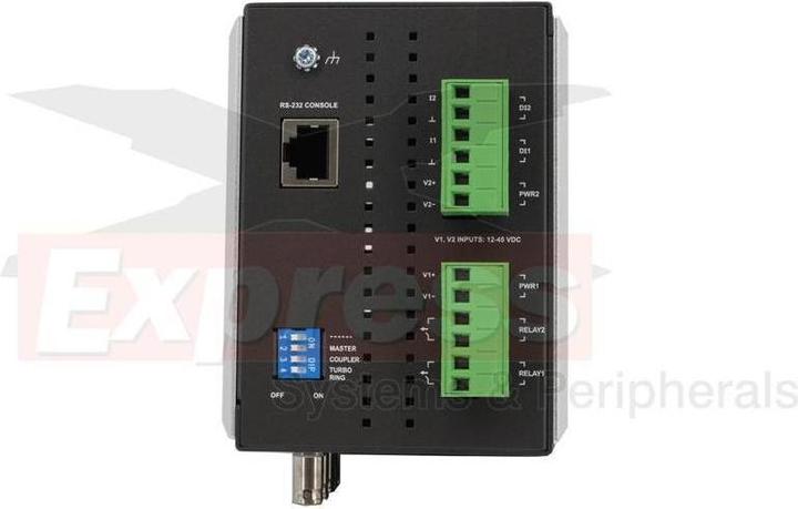 Produktbild Moxa EDS-508A-MM-ST - Verwalteter Ethernet-Switch mit 6 10100BaseT(X)-Ports, 2 100BaseFX-Multimode-Ports (8 Ports)