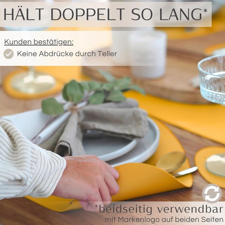 Image du produit Mahewa 6er-Set Tischsets mit Glasuntersetzer (6 pcs)