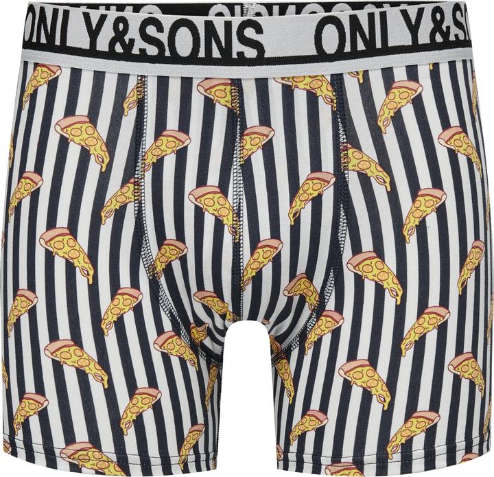 Produktbild Only & Sons Onsfitz Print Wb Bold Stripe Boxer 1pack (XS)