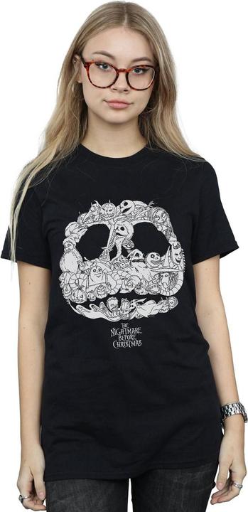 Image du produit Disney - T-shirt NIGHTMARE BEFORE CHRISTMAS JACK SKELLINGTON JACK-O-LANTERNS - Femme (L)