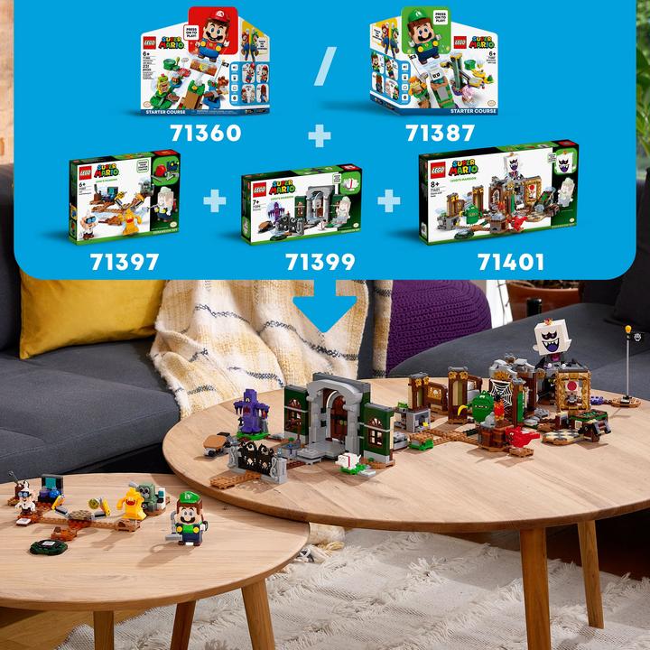 Immagine prodotto LEGO Caccia ai fantasmi di Luigi’s Mansion - Pack di Espansione (71401, LEGO Super Mario)
