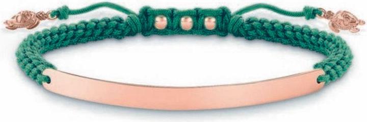 Immagine prodotto Thomas Sabo Bracciale Tartaruga Verde (19 cm, Argento, Materiale sintetico)