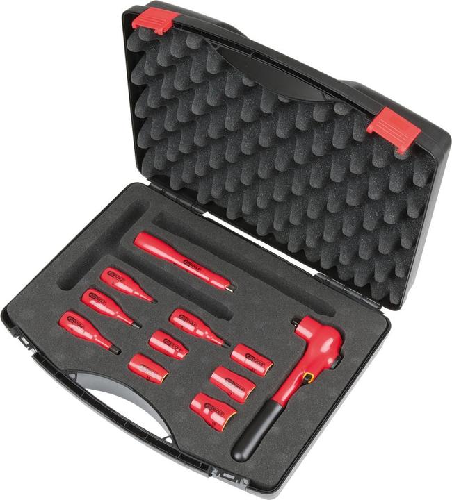 Image du produit KS Tools Jeu de douilles 3/8", 11 pièces, avec outils isolés (3/8")
