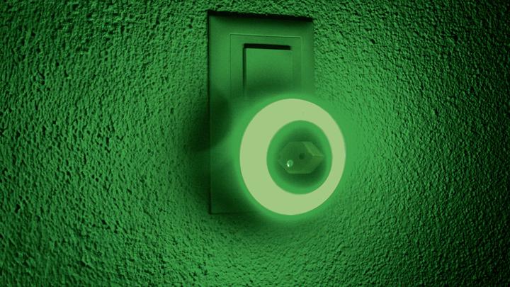 Actual product image Steffen LED night light with T13 socket