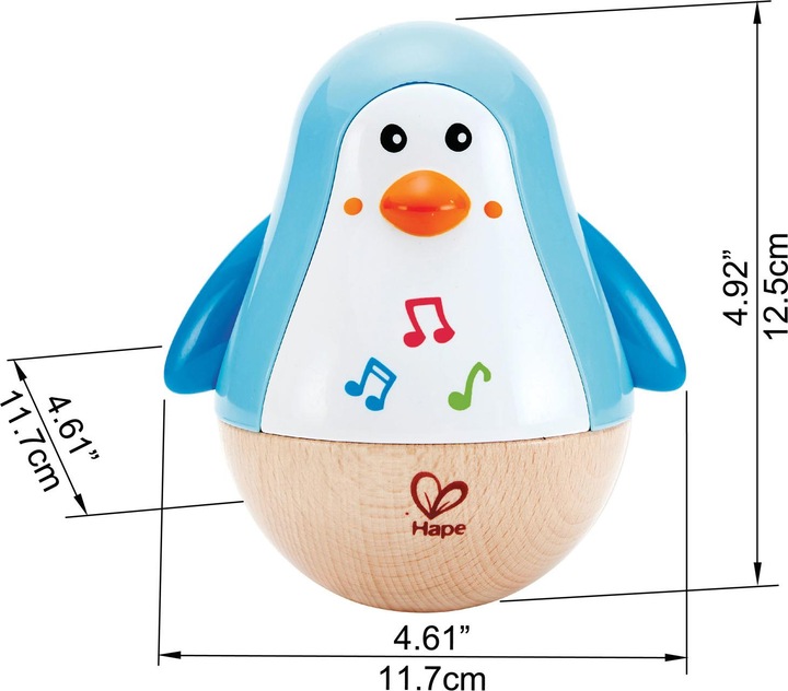 Actual product image Hape Stand-up Penguin (German)