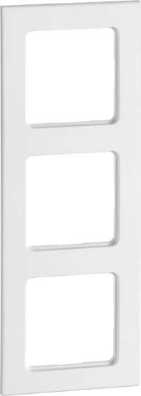 Actual product image IVF Hartmann Frame 3-gang aluminium lacquer