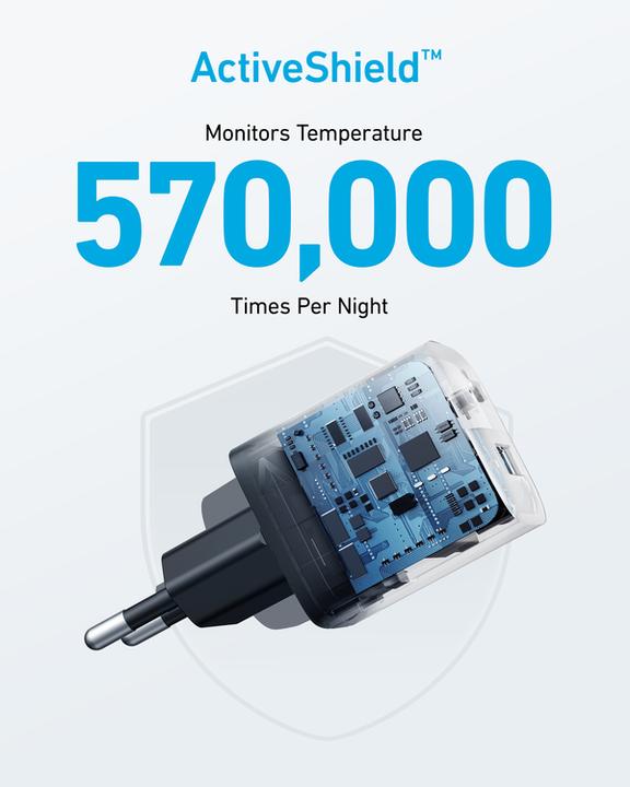 Immagine prodotto Anker 323 Caricabatterie a doppia porta da 33W, spina UE (33 W, 2 porte)