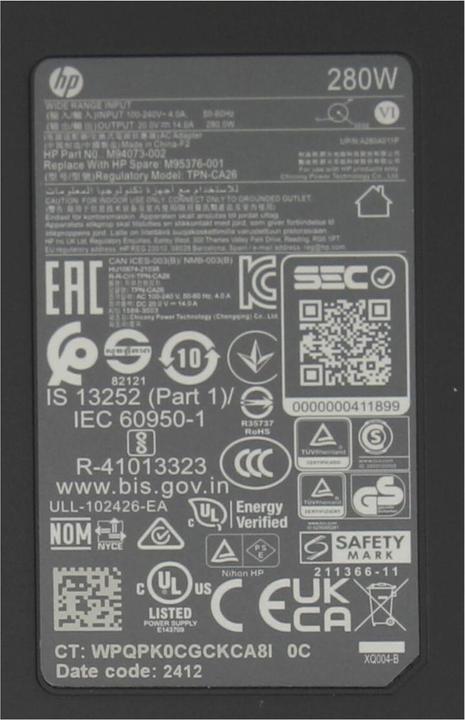 Immagine prodotto HP M95376-001 (280 W)