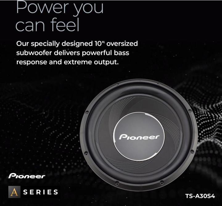 Image du produit Pioneer subwoofer (30 cm) (1400 W)