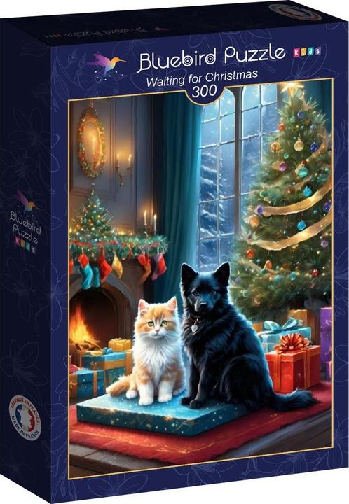 Actual product image Bluebird Puzzle 300 pieces Waiting for Christmas (300 pieces)