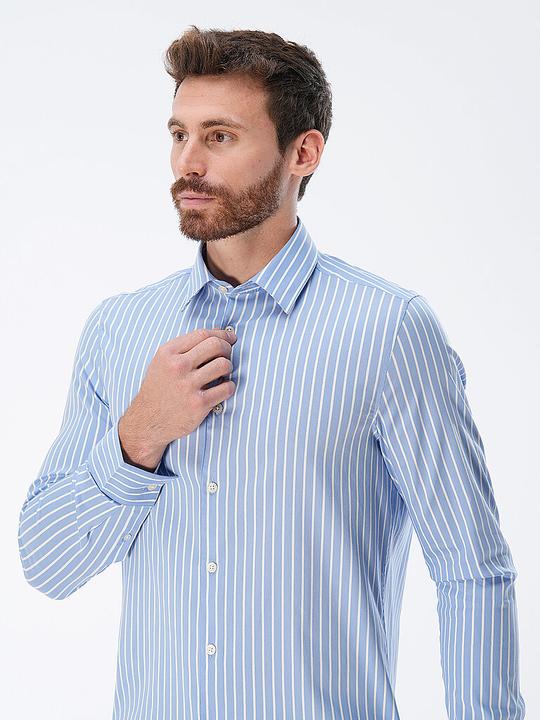 Immagine prodotto Drykorn Regular Fit Ramis Shirt Mid Stripes Blue (S)