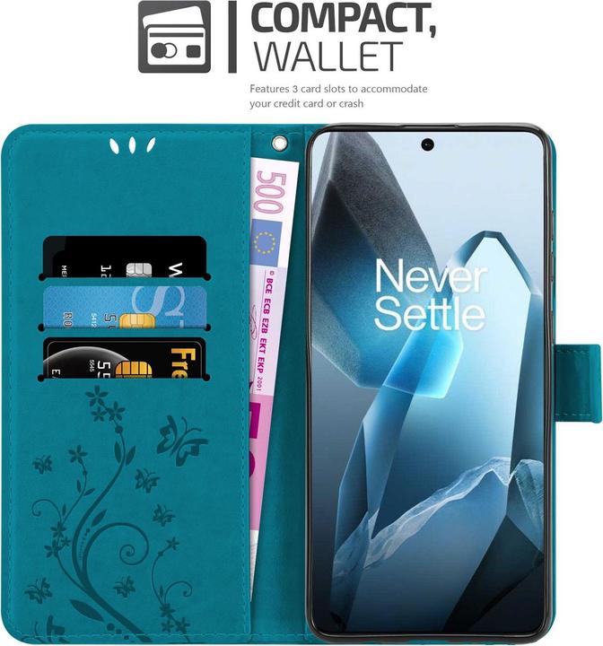 Produktbild Cadorabo Hülle für OnePlus 13 mit Blumen Muster (OnePlus 13)