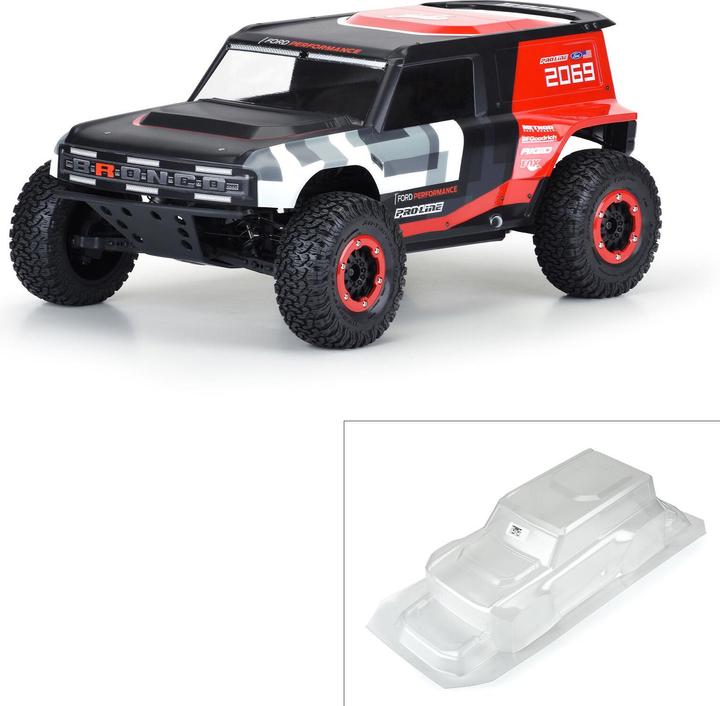 Actual product image Proline Body Ford Bronco R unpainted, 1:10
