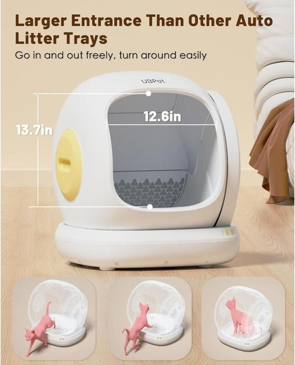 Produktbild UBPet Selbstreinigende Katzentoilette (Selbstreinigendes Katzenklo)