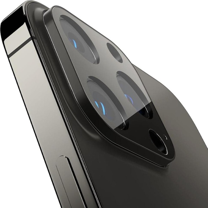 Immagine prodotto Spigen Cover Fotocamera Optik.Tr Protezione Fotocamera 2-Pack Iphone 13 Pro / 13 Pro Max Grafite (Apple iPhone 13 Pro)