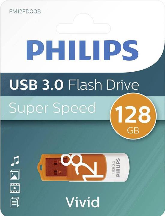 Image du produit Philips Vivid (128 Go, USB-A)