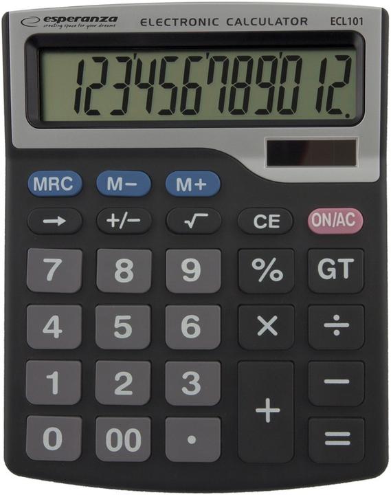 Actual product image Esperanza Desktop Calculator Tales (Solar cells)