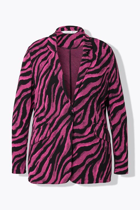 Immagine prodotto Miamoda Blazer, schmale Form, Zebramuster (48)