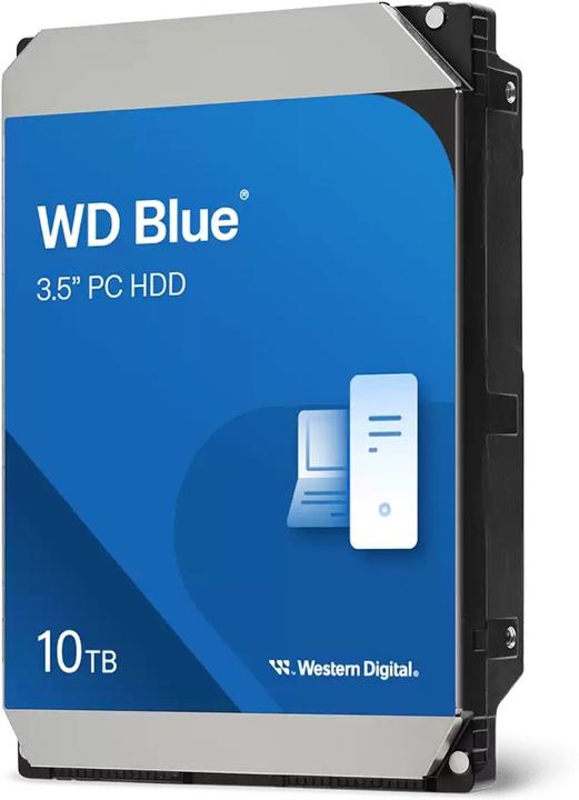 Actual product image WD Blue 10TB SATA 6Gb/s HDD Desktop (10 TB, 3.5", CMR)