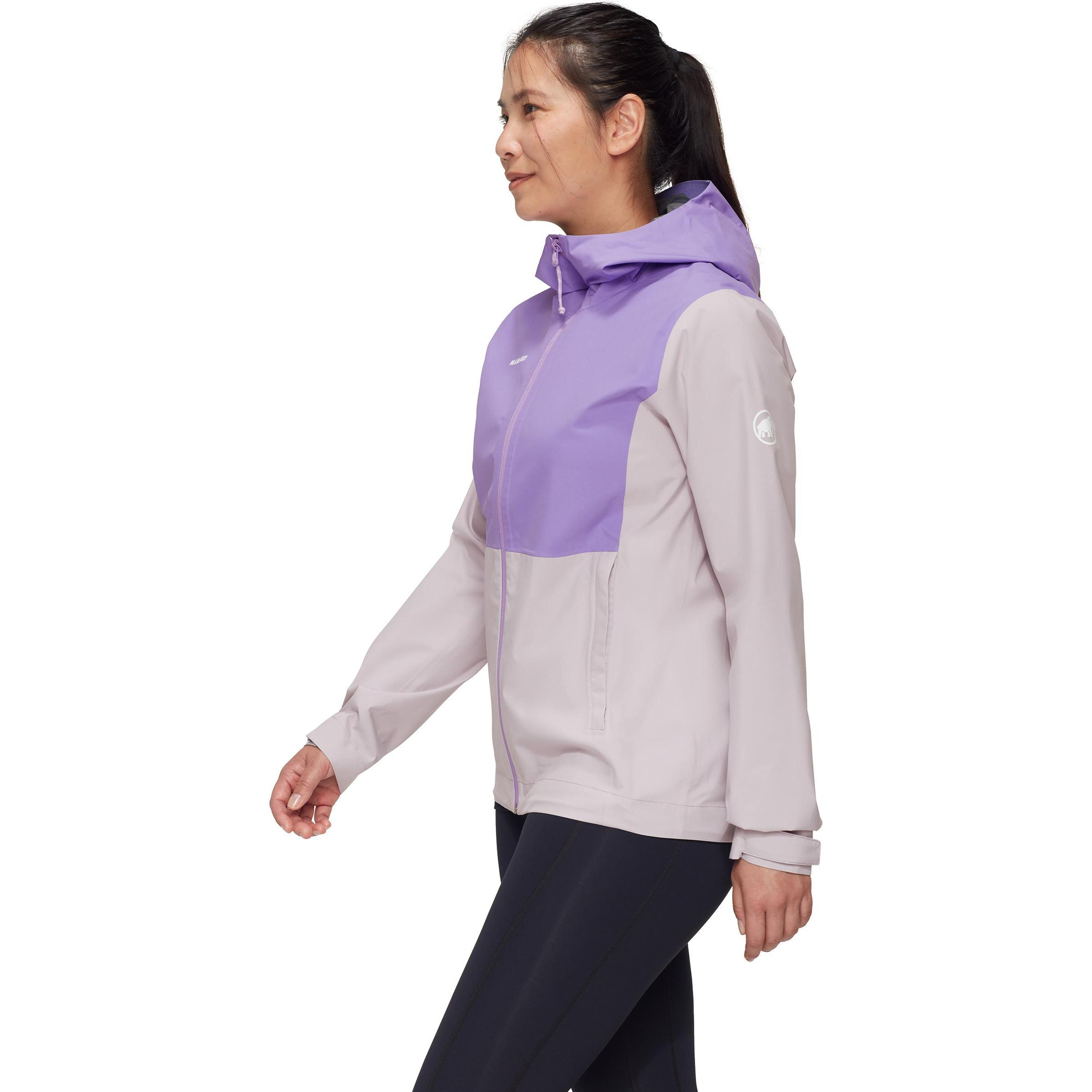 Thumbnail - Mammut, Damen, Jacke, Women's Linard Light Hardshell Hooded Jacket (L), Violett, L
