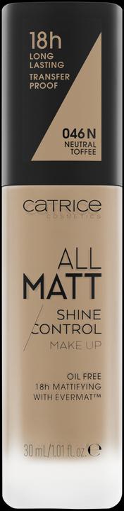 Actual product image Catrice All Matt Shine Control Make Up (046 N Neutral Toffee)