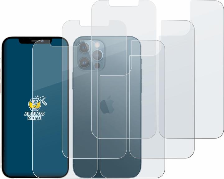 Actual product image BROTECT AirGlass Glass Matte (3 pcs., Apple iPhone 12 Pro Max)