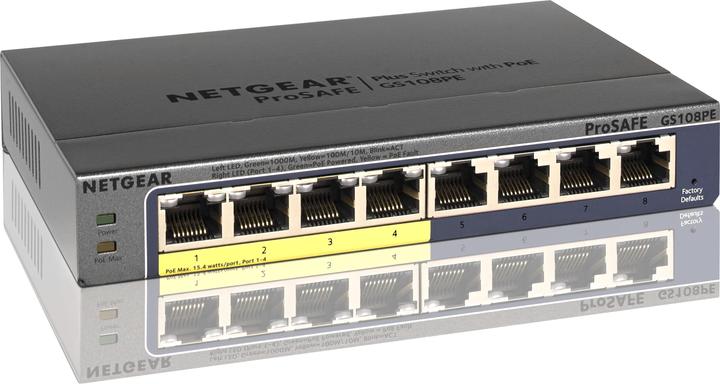 Produktbild Netgear Gs108pe-300eus (8 Ports)