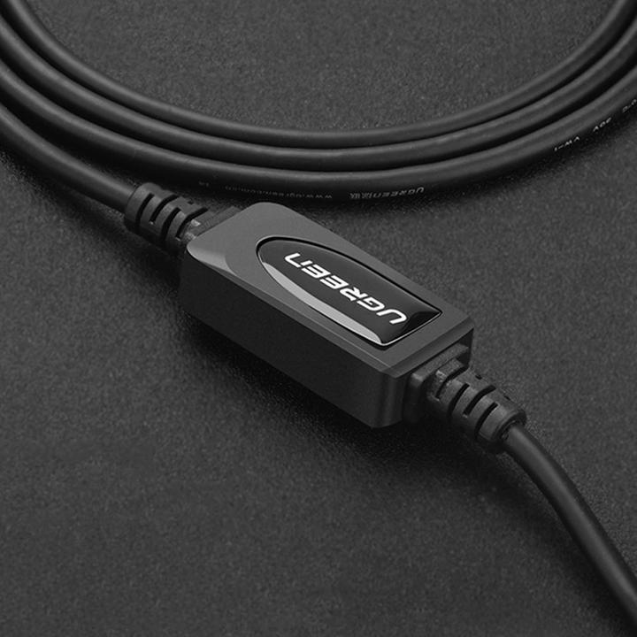 Actual product image Ugreen USB-A USB cable - 0.1 m pink (UGR407BLK) (10 m, USB 2.0)