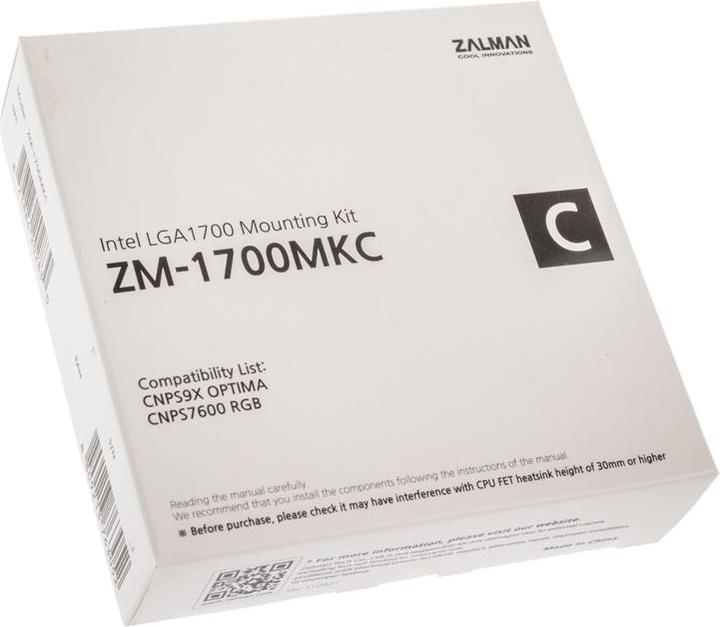 Immagine prodotto Zalman ZM-1700MKC Kit di montaggio Intel LGA 1700