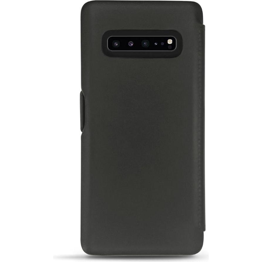 Thumbnail - Noreve Lederschutzhülle horizontal (Samsung Galaxy S10 5G), Smartphone Hülle, Braun