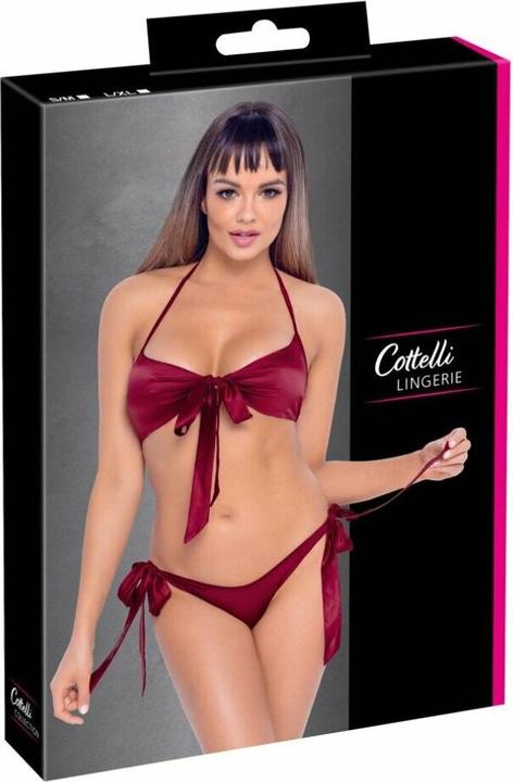 Produktbild Cottelli Collection BH und Slip rot S/M (S, M)