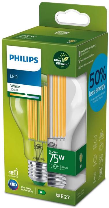 Produktbild Philips LED Classic (E27, 5.20 W, 1095 lm, 1 x, A)