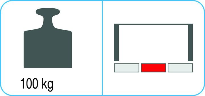 Produktbild Cinetto PS40 Schiebetürbeschlag dritte Tür mittig rechts Aussenfront frontbündig