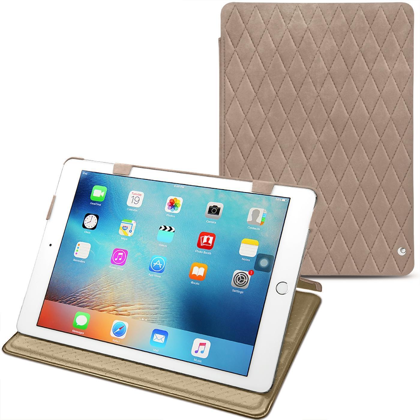 Noreve Lederschutzhülle horizontal (iPad Pro 9.7 2016 (1. Gen)), Tablet Hülle, Beige