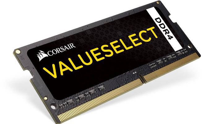 Produktbild Corsair ValueSelect (1 x 4GB, 2133 MHz, DDR4-RAM, SO-DIMM)