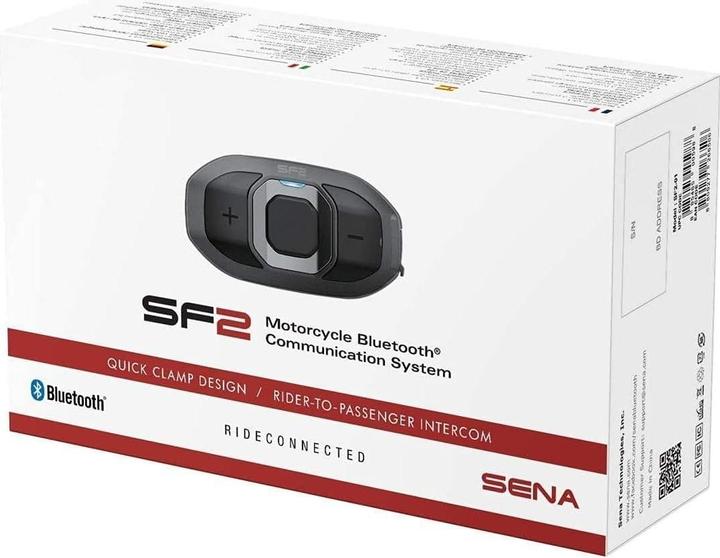 Produktbild Sena SF2 Motorcycle Bluetooth Communication System With Dual Speakers Double Pack (2er Set)