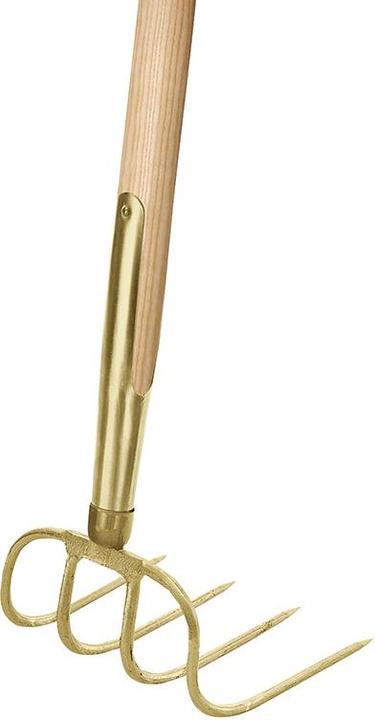 Idealspaten Dunghacke 4 Zinken mit Schienenzwinge Siel 135 cm
