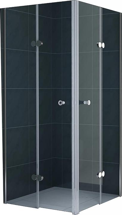 Immagine prodotto Jet-Line Doccia pieghevole 100x100x200cm in vetro trasparente (95 cm, 95 cm, 200 cm)