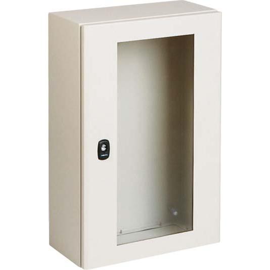 Schneider, Werkstattschrank, Pastatas S3D 600 × 600 × 300 mm IP66 be (NSYS3D6630T) surinkimo plokštės (60 cm, 60 cm)