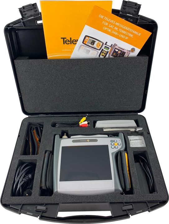 Immagine prodotto Televes MOSAIQ6-K Dispositivo di misura DVB-T/T2/S/S2/C con CI+OR in valigetta (596102)