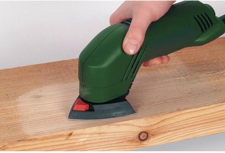 Produktbild wolfcraft 25 Haft-Schleifbl. Korund K60 Delta 95mm (60)