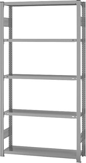 Actual product image eurokraft pro System boltless shelving, plastic coated