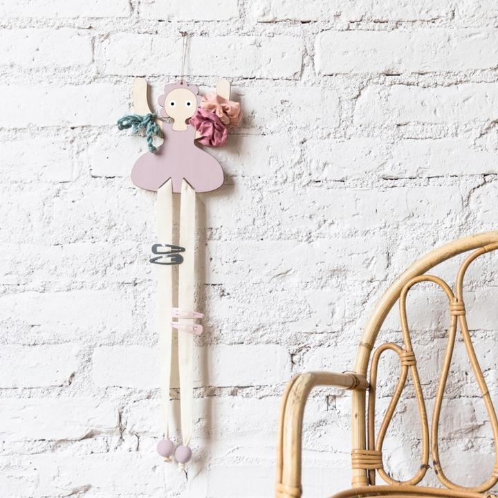 Image du produit Tresxics Flor Poupée Porte-Cheveux Kit DIY, Jaune