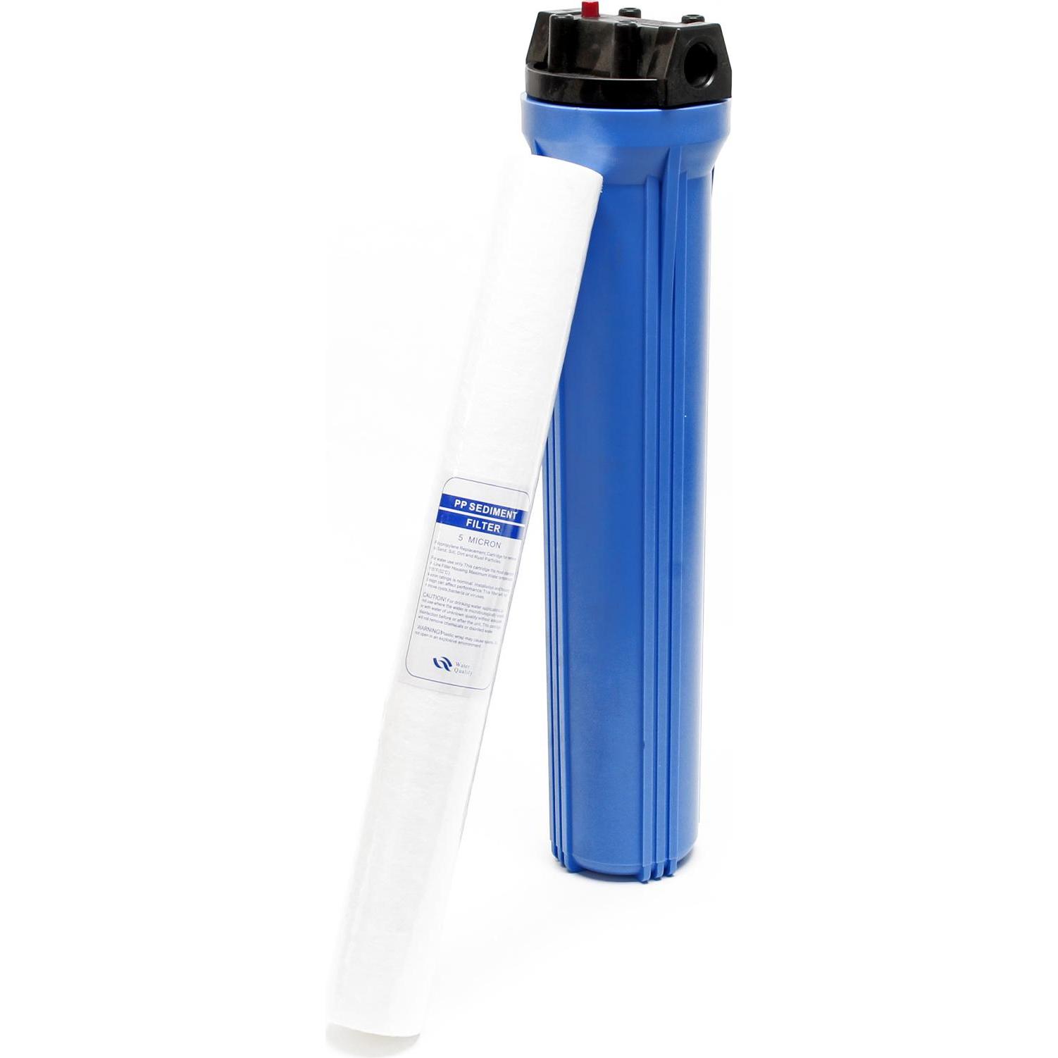 Naturewater NW-BRK01 1 Stufen Filter 5µ 26,16mm 3/4" Einsatz PP Kartusche, Wasserfilter, Blau
