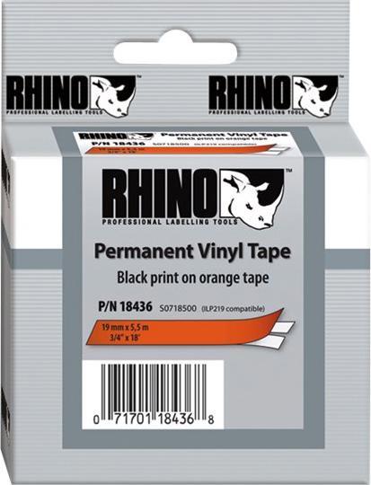 Produktbild Dymo Schriftband 19mm Vinyl (1.90 cm, Orange)