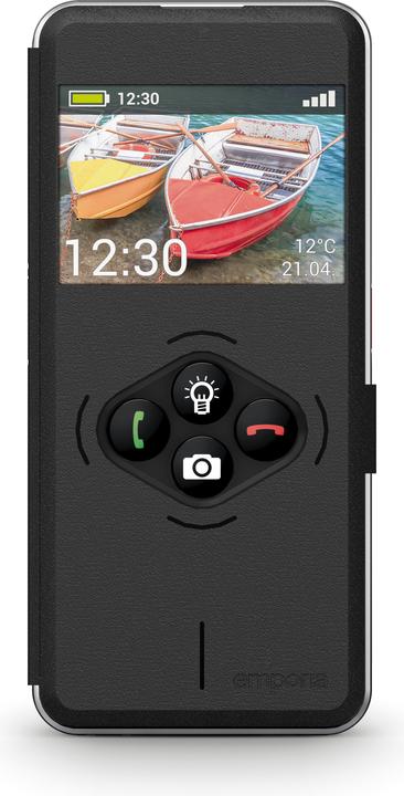 Actual product image Emporia SMART.6, Senior smartphone (128 GB, Black, 6.58", Single SIM, 5G)