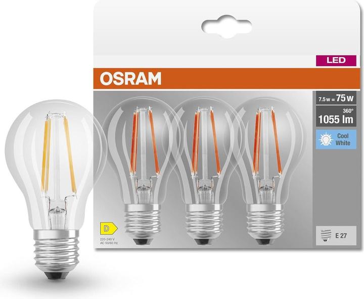 Image du produit Osram Led Base Classic A (E27, 1055 lm, 3x)
