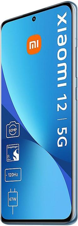Produktbild Xiaomi 12 (128 GB, Blue, 6.28", Dual SIM, 50 Mpx, 5G)