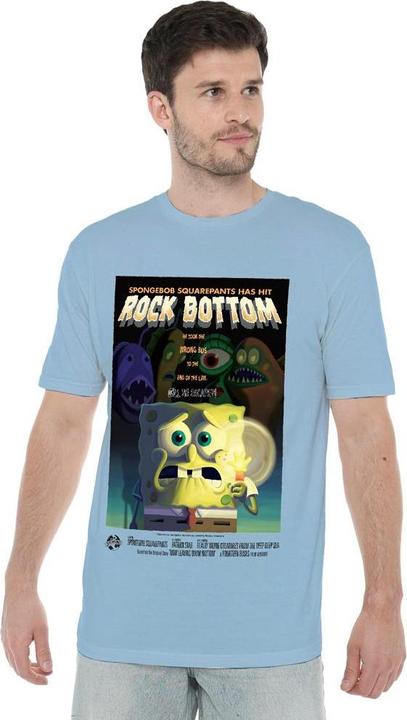 Immagine prodotto Spongebob Squarepants Rock Bottom Maglietta Uomo (XL)